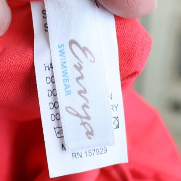 ENVYA Kaleen Front Cross Halter Neck One-Piece Size S New - Picture 13 of 13